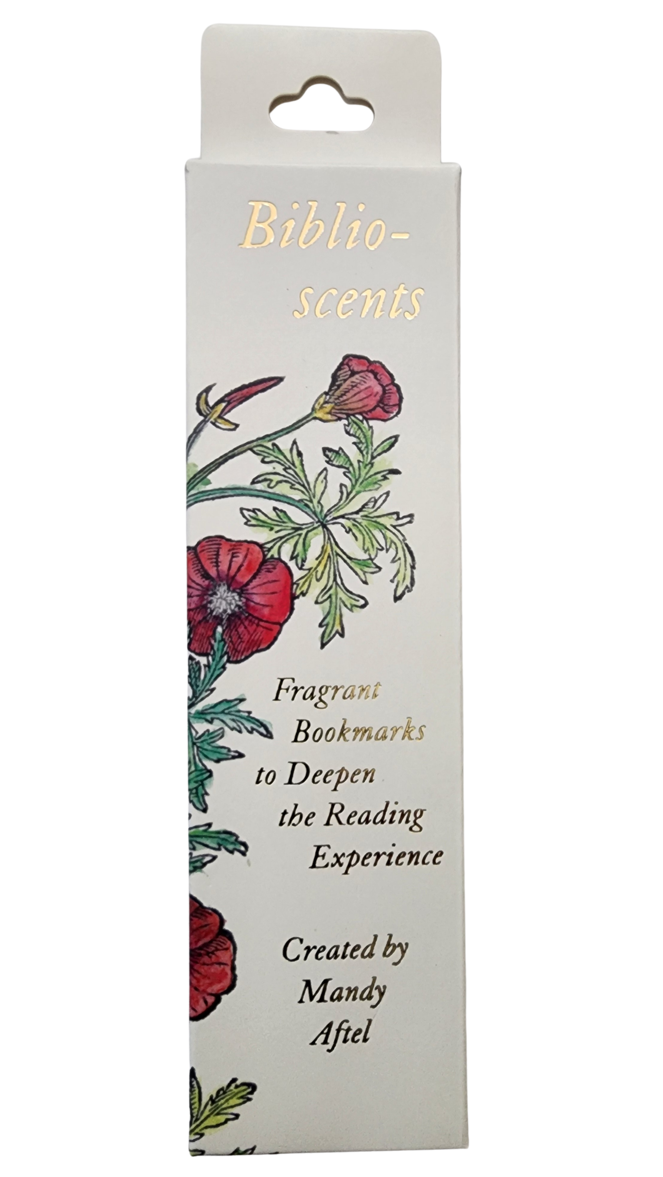 Biblioscents Set of 4 Frankincense, Ginger, Vetiver, Geranium Scented Bookmarks