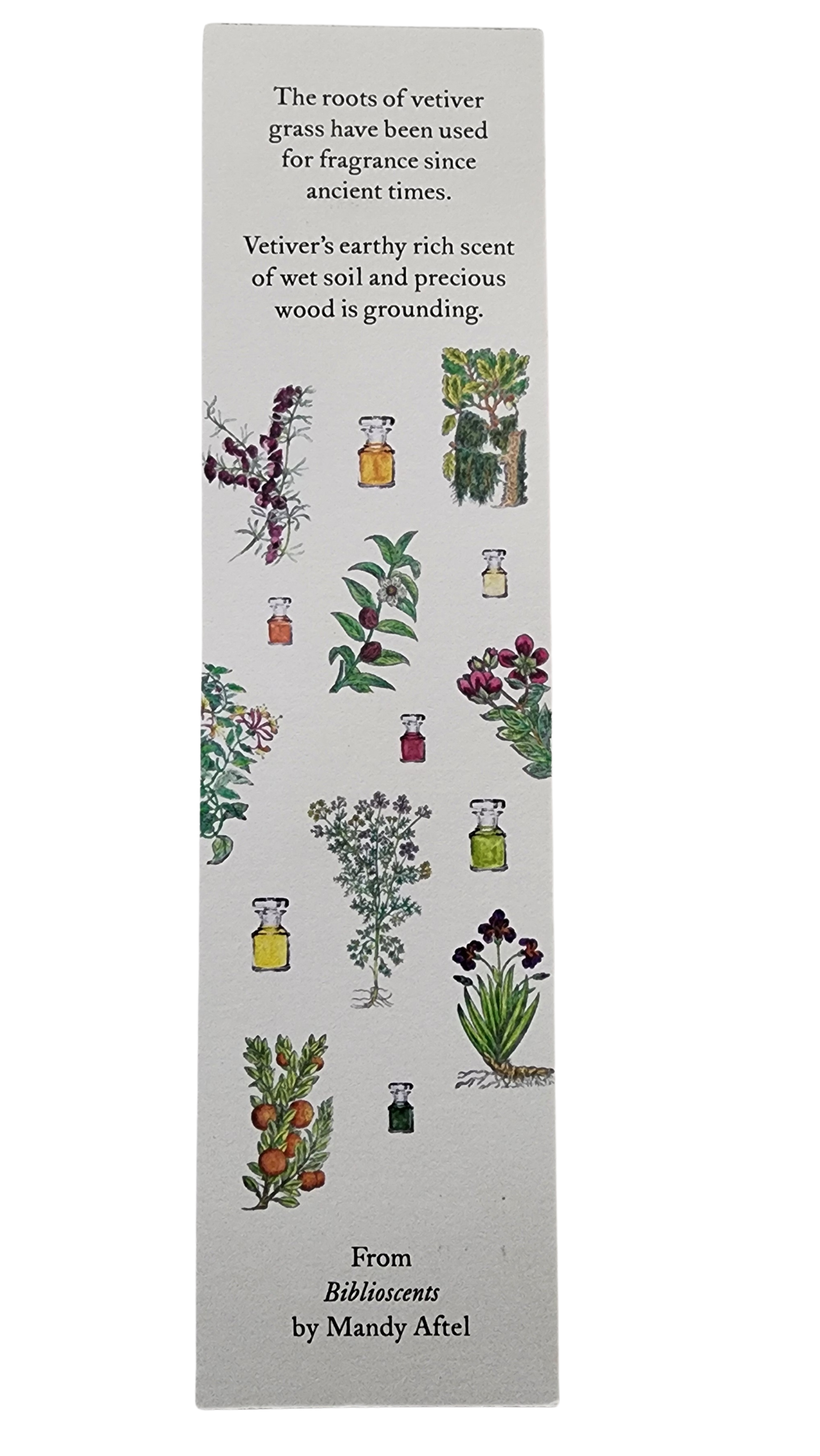 Biblioscents Vetiver Scented Bookmark by Natural Perfumer Mandy Aftel of Aftelier Perfumes