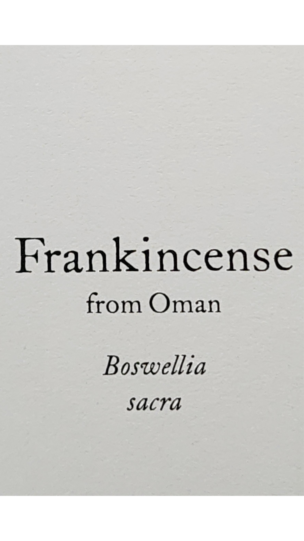 Biblioscents Frankincense Scented Bookmark by Natural Perfumer Mandy Aftel of Aftelier Perfumes