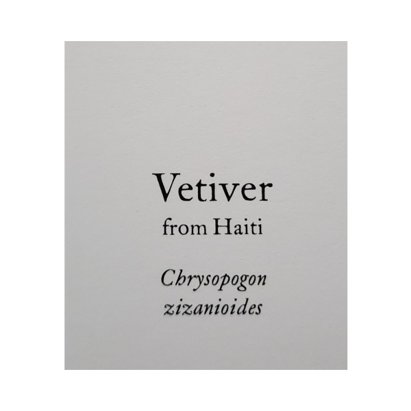 Biblioscents Vetiver Scented Bookmark by Natural Perfumer Mandy Aftel of Aftelier Perfumes