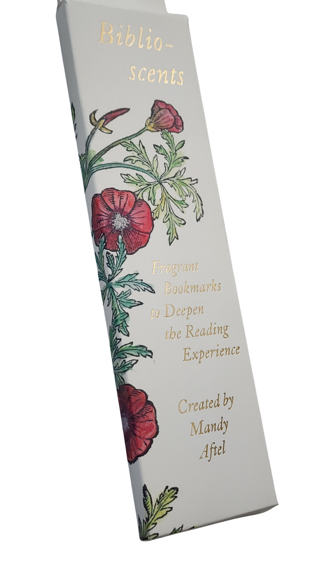 Biblioscents Set of 4 Frankincense, Ginger, Vetiver, Geranium Scented Bookmarks