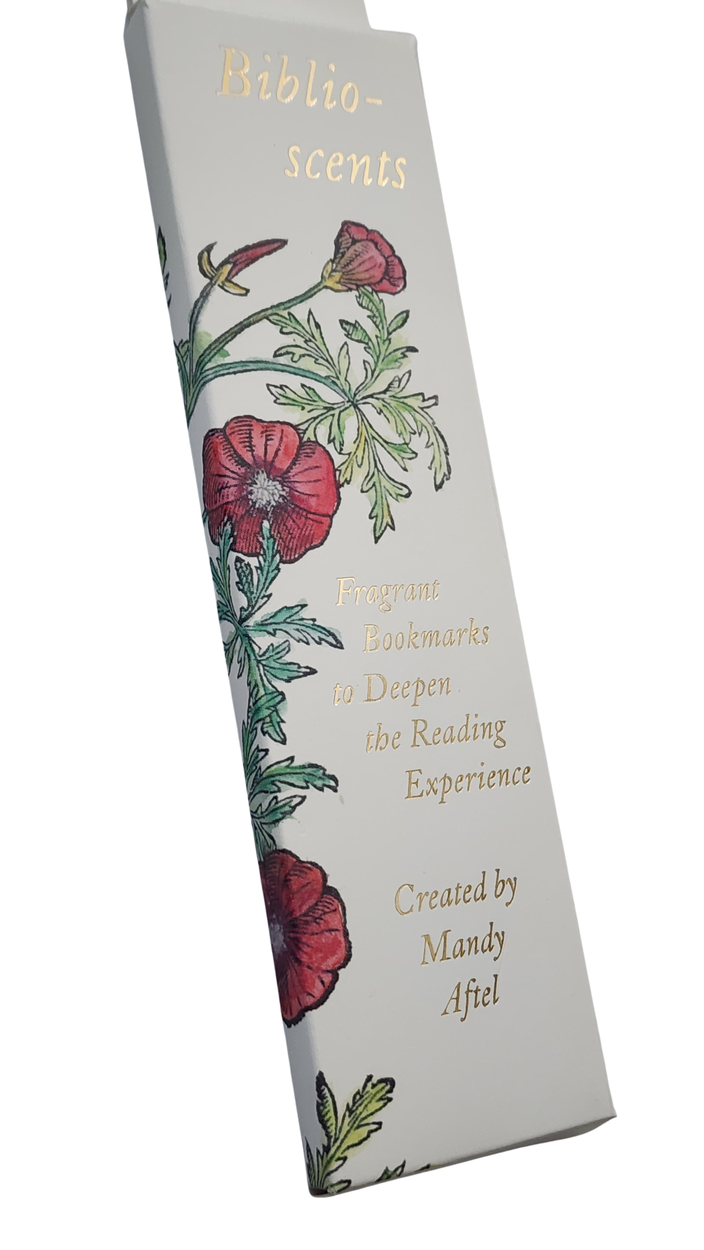 Biblioscents Set of 4 Frankincense, Ginger, Vetiver, Geranium Scented Bookmarks
